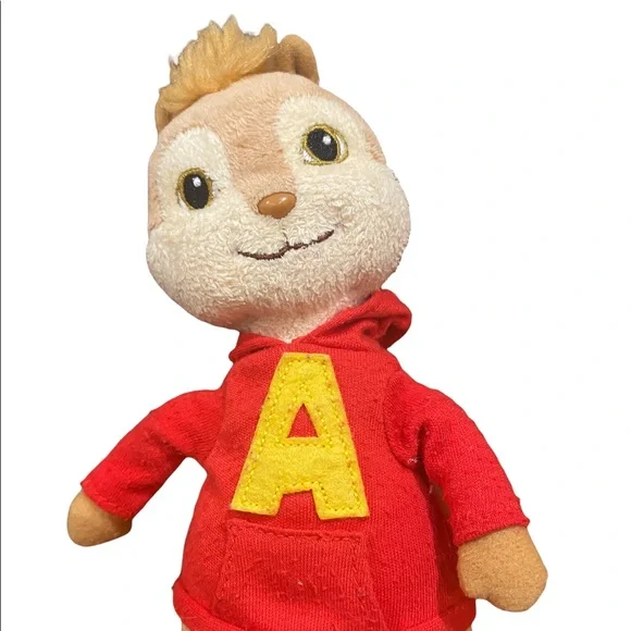 Ty Beanie Baby Alvin And The Chipmunks Stuffed Plush Animal 7” Alvin Only  2012